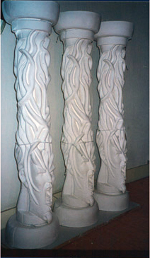 colonne plâtre